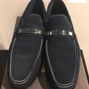 Men's Stacy Adams suede slip on dress shoe
